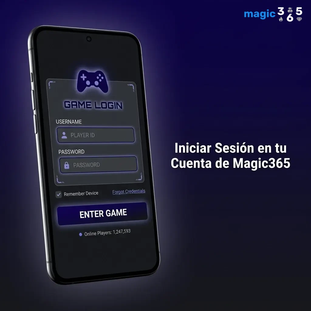 Guía para iniciar sesión en Magic365 desde el sitio web o la app móvil con pasos simples y seguros
