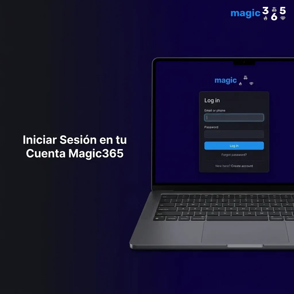 Pasos para iniciar sesión en Magic365: ingresá tu correo y contraseña para acceder a tu cuenta fácilmente.