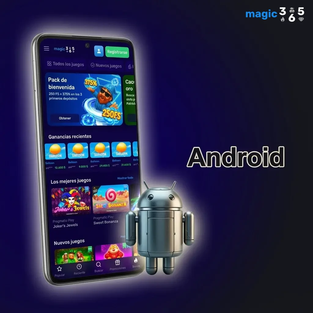Descarga de la app Magic365 APK para Android, compatible con versión 5.0 o superior