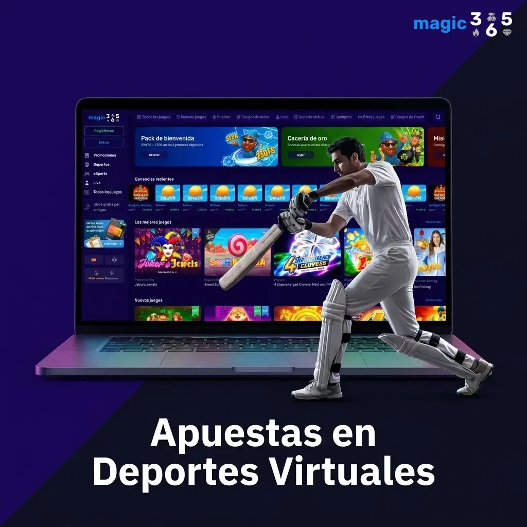 Apuestas en deportes virtuales en Magic365: fútbol, tenis, caballos y perros disponibles 24hs en Argentina