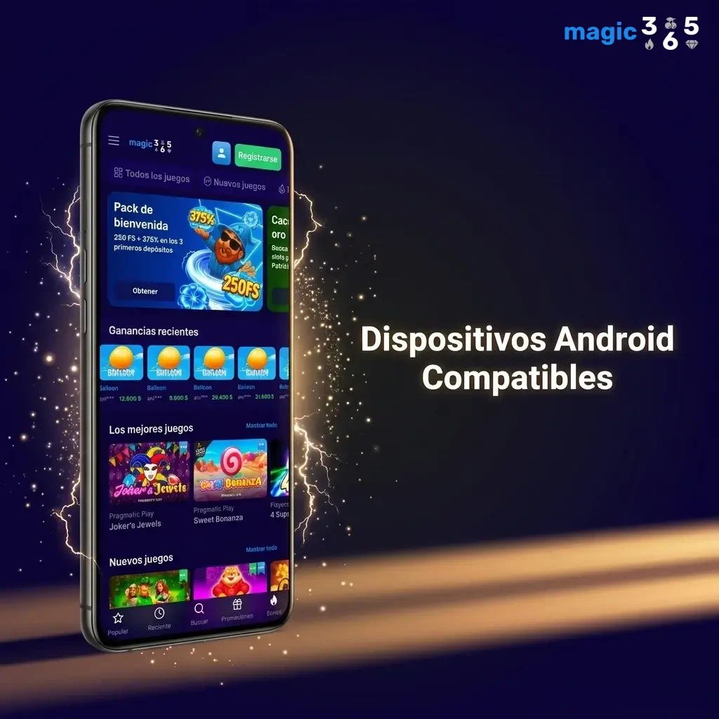 Dispositivos Android compatibles con la app Magic365 en Argentina: Samsung, Motorola, Xiaomi, LG, Nokia y TCL