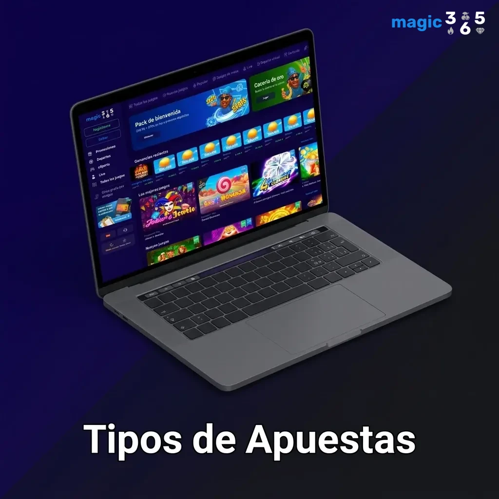 Tipos de apuestas en Magic365: simple, combinada y sistema explicados para todos los niveles