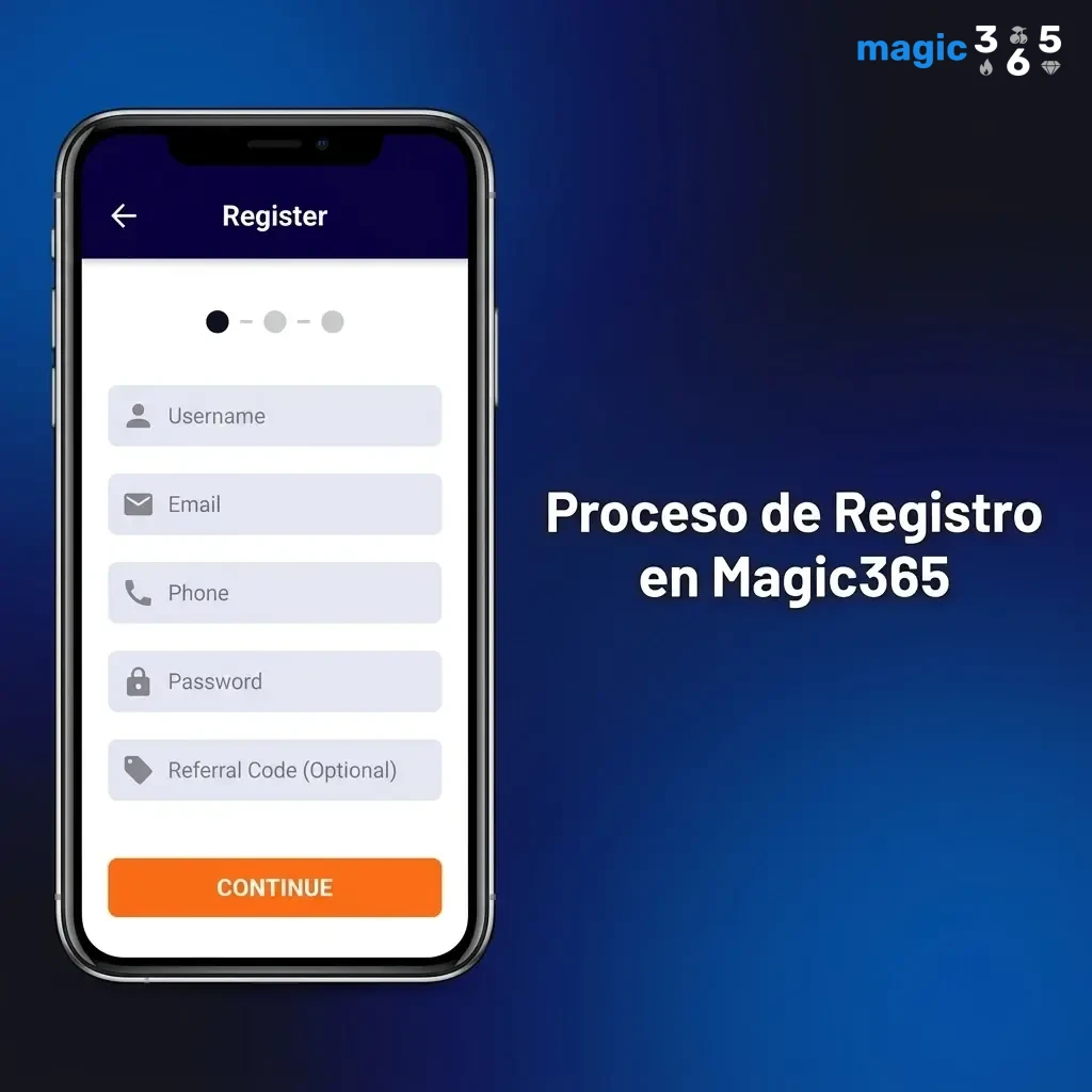 Proceso de registro en Magic365 Argentina: creá tu cuenta en menos de 2 minutos y accedé a juegos y apuestas