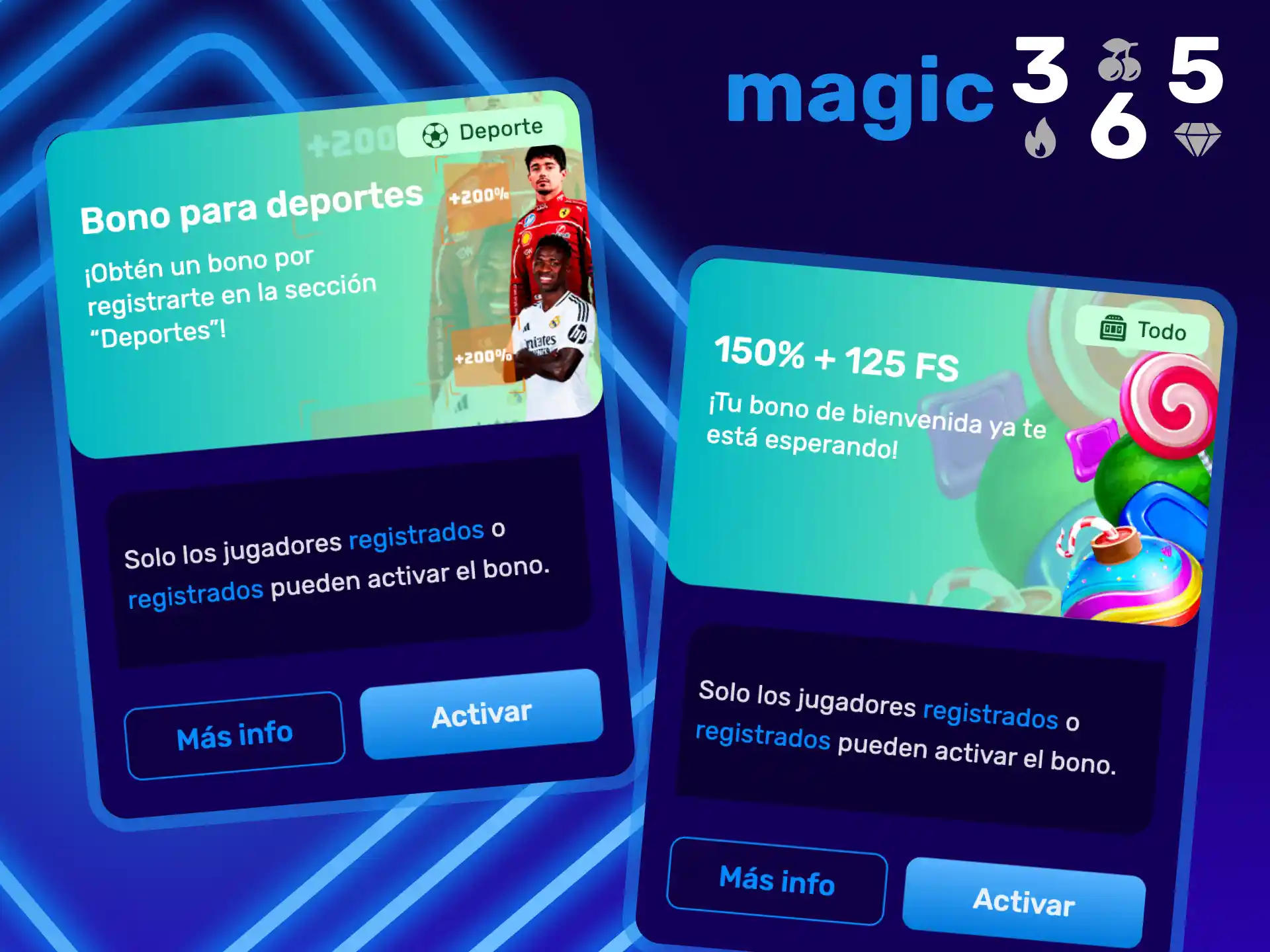 Aprovecha los generosos bonos de bienvenida de Magic365.