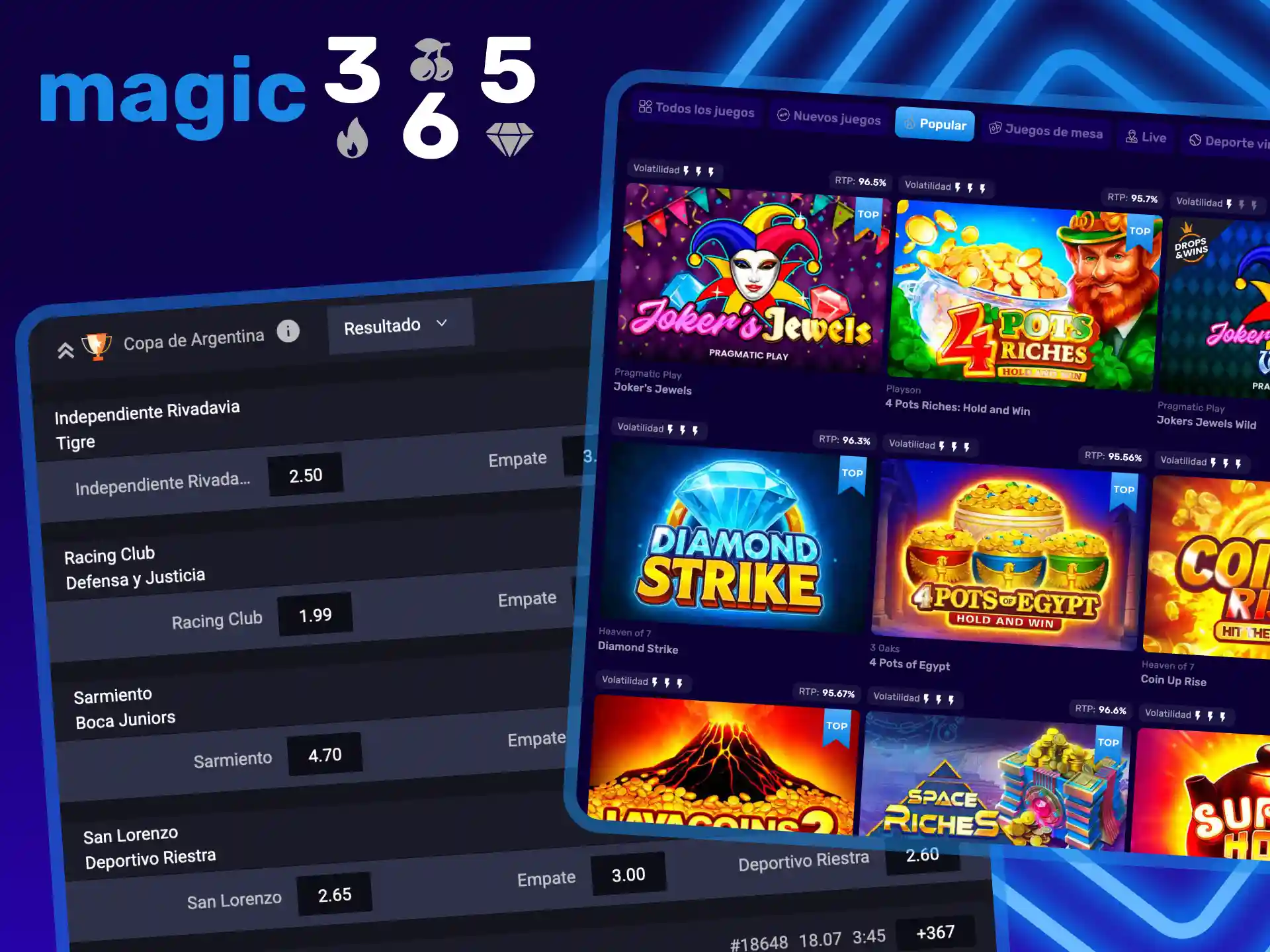La plataforma Magic365 te ofrece grandes ventajas.