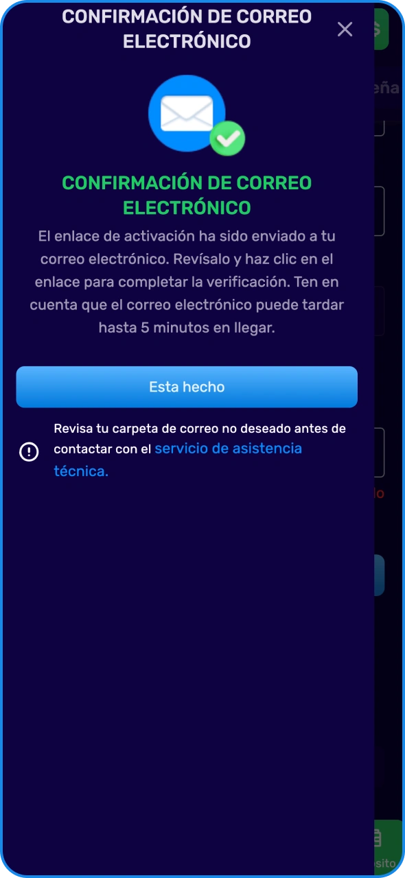 Activa tu cuenta confirmando tu correo electrónico en Magic365.